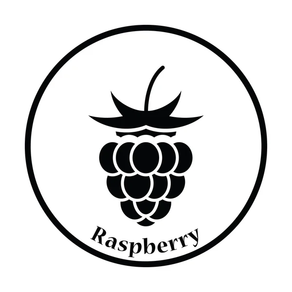 Ikon ilustrasi Raspberry - Stok Vektor