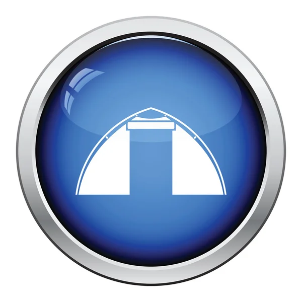 Icône de tente touristique — Image vectorielle