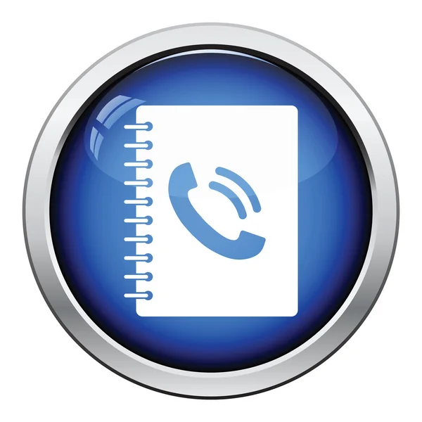 Telefonkönyv ikon — Stock Vector