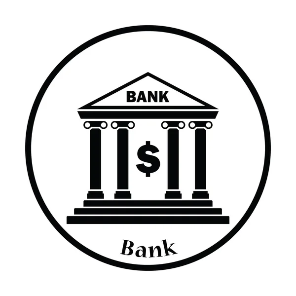 Banka simge tasarlamak. — Stok Vektör
