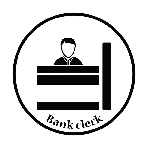 银行职员图标 — 图库矢量图片