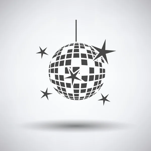 Night clubs disco sphere icon — Stock Vector