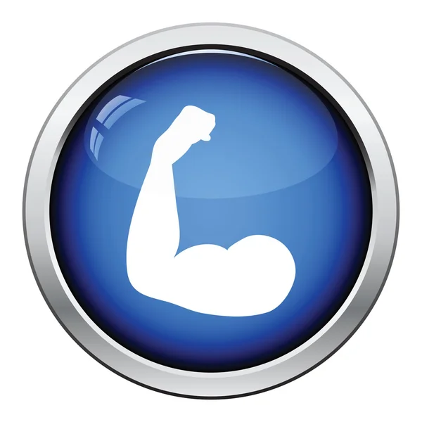 Biceps pictogram illustratie. — Stockvector