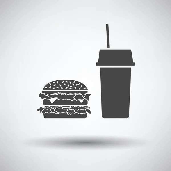 Ícone de fast food — Vetor de Stock