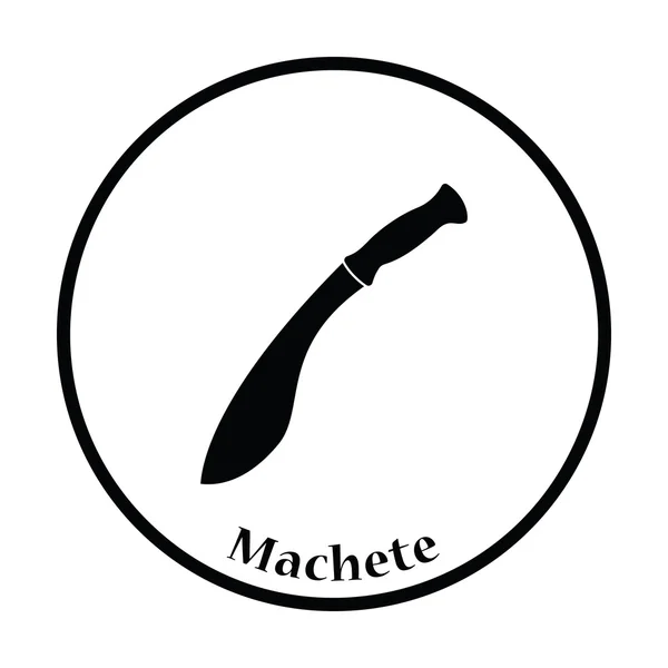 Ilustración de iconos Machete — Vector de stock