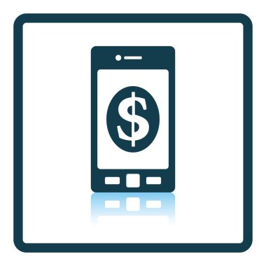 Dolar işareti simgesi ile Smartphone