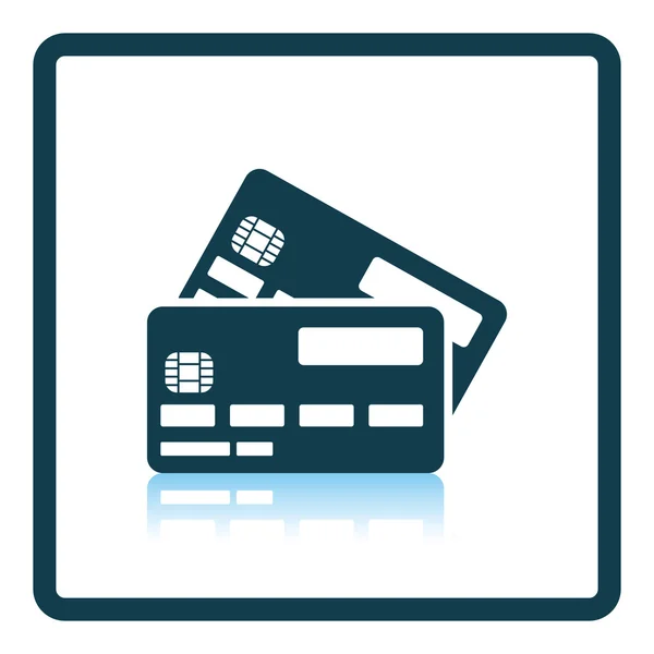 Credit cards icon — Stock Vector