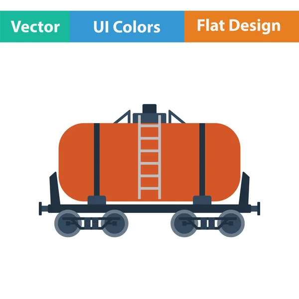 Ikon tangki minyak - Stok Vektor