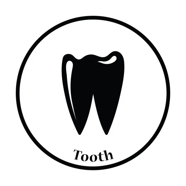 Иконка зуба — стоковый вектор