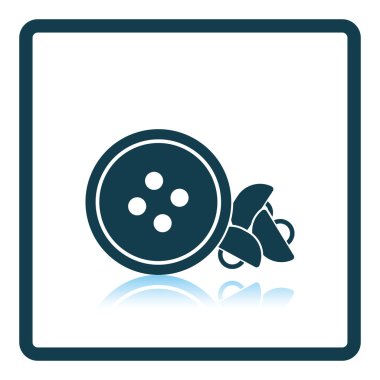 Dikiş düğme simgesi