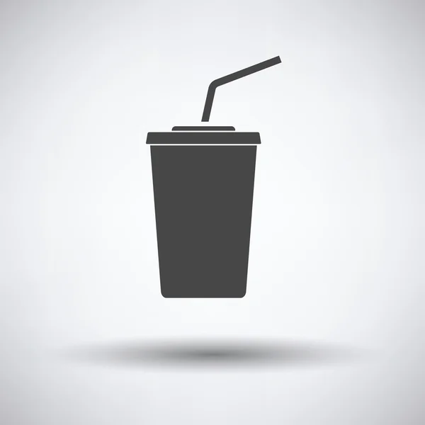 Cinéma soda boisson icône — Image vectorielle