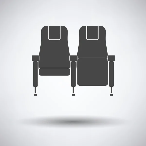 Icono de asientos de cine — Archivo Imágenes Vectoriales