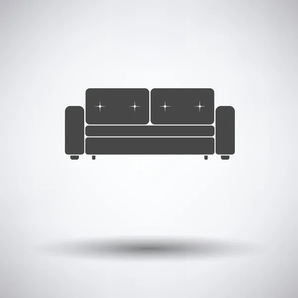 Cinema sofa icon — Stock Vector