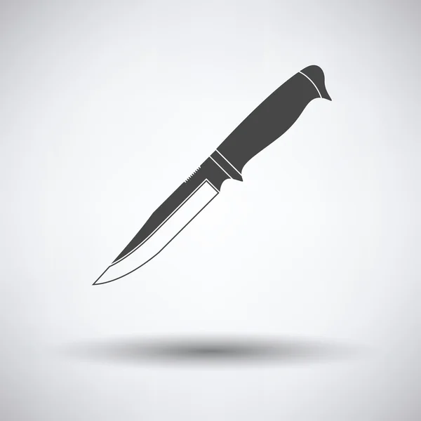 Icono del cuchillo Ilustración . — Archivo Imágenes Vectoriales