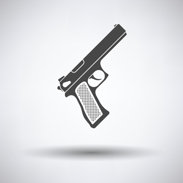 Gun icon illustration.