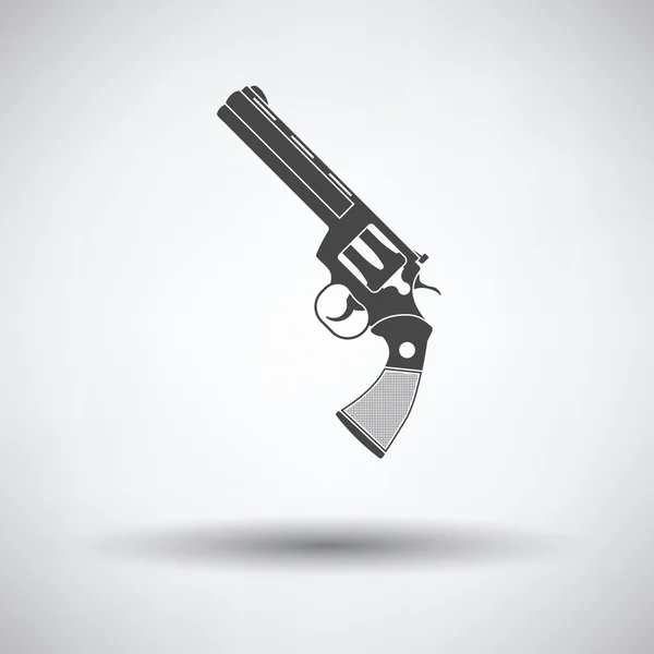 Revolver gun icon — Stock Vector