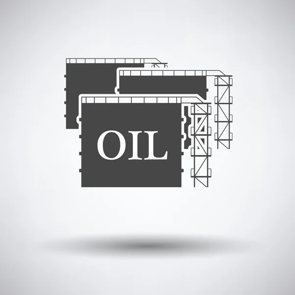 Oil tank storage icon — Stock Vector