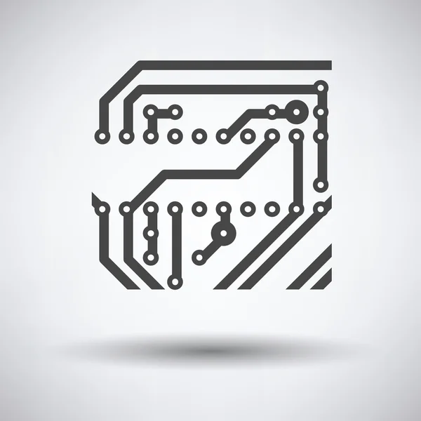 Circuit board icon — Stock Vector