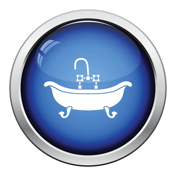 Illustrazione icona vasca da bagno . — Vettoriale Stock