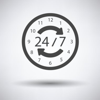 24 saat simge tasarlamak.