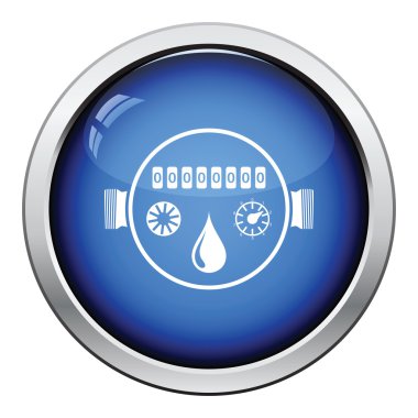 Water meter icon clipart