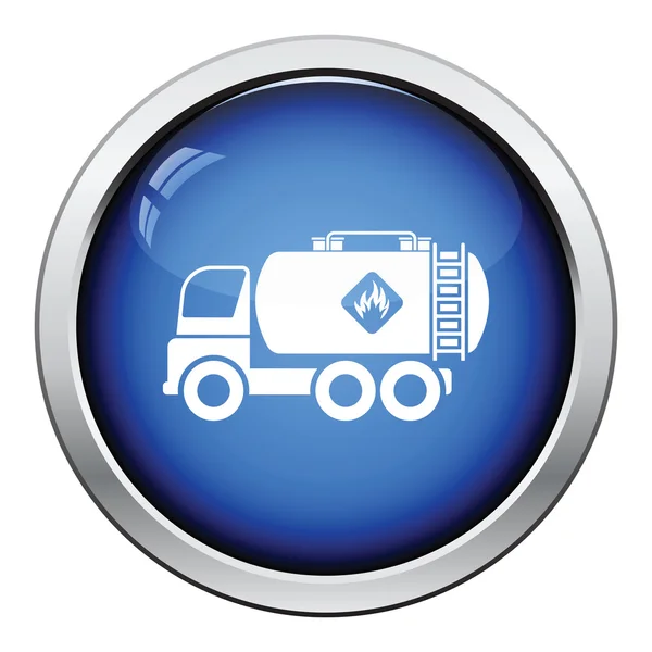 Icône de camion de réservoir de carburant — Image vectorielle