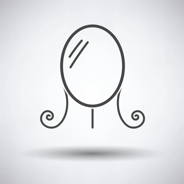 Maquillaje espejo icono — Vector de stock