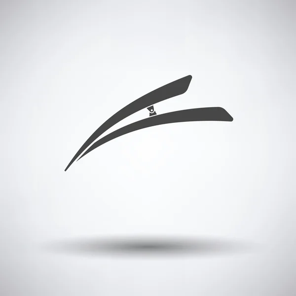Icône clip cheveux — Image vectorielle