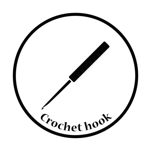Crochet crochet icône — Image vectorielle
