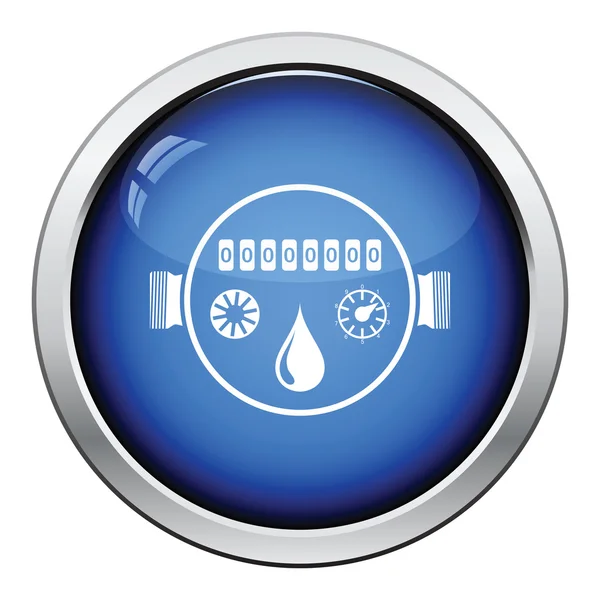 Water meter pictogram — Stockvector