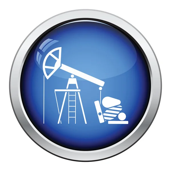 Oil pump icon — Stock Vector