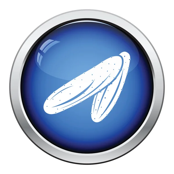Ilustración de pepinos icono . — Vector de stock