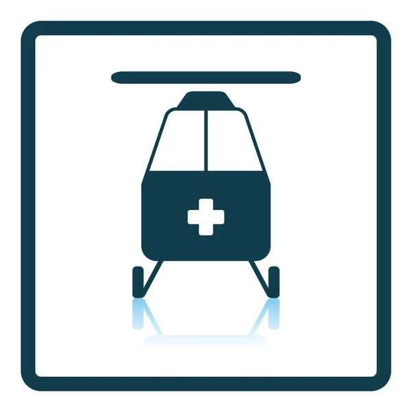 Ilustración del icono de evacuación médica . — Vector de stock