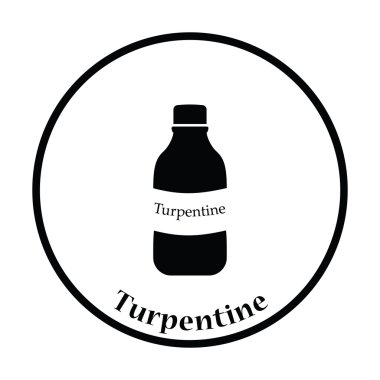 Turpentine icon  illustration. clipart