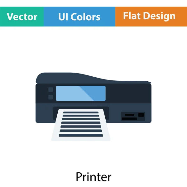 Иконка принтера . — стоковый вектор