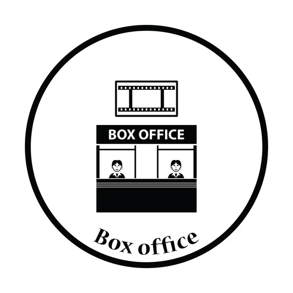 Box office ikonen — Stock vektor