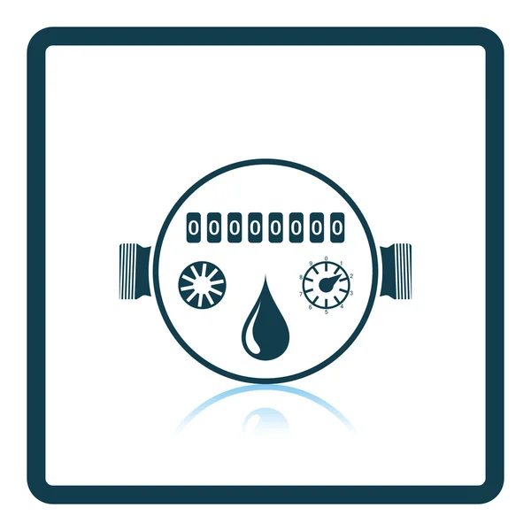 Ikonę miernika wody — Wektor stockowy