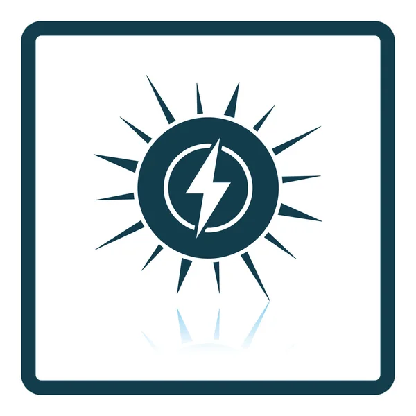 Icono de energía solar — Vector de stock