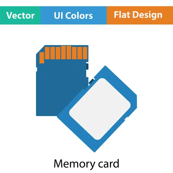 Значок картки пам'яті — стоковий вектор