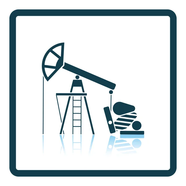 Oil pump icon — Stock Vector