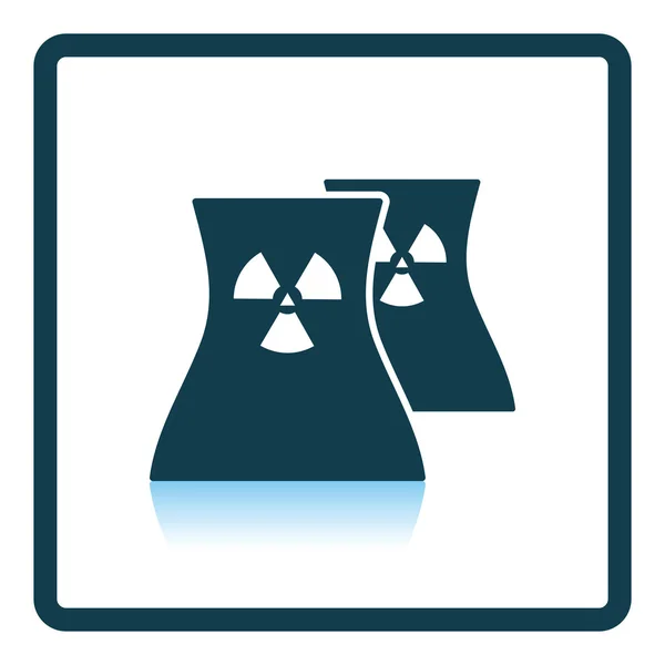 Kerncentrale pictogram — Stockvector