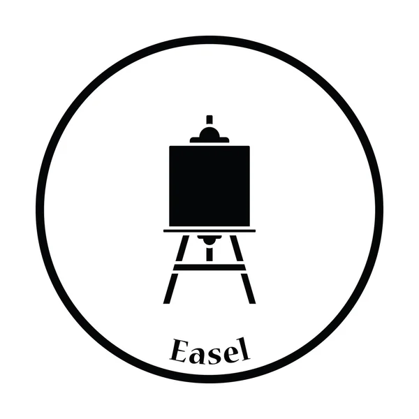 Easel ikon illusztráció. — Stock Vector