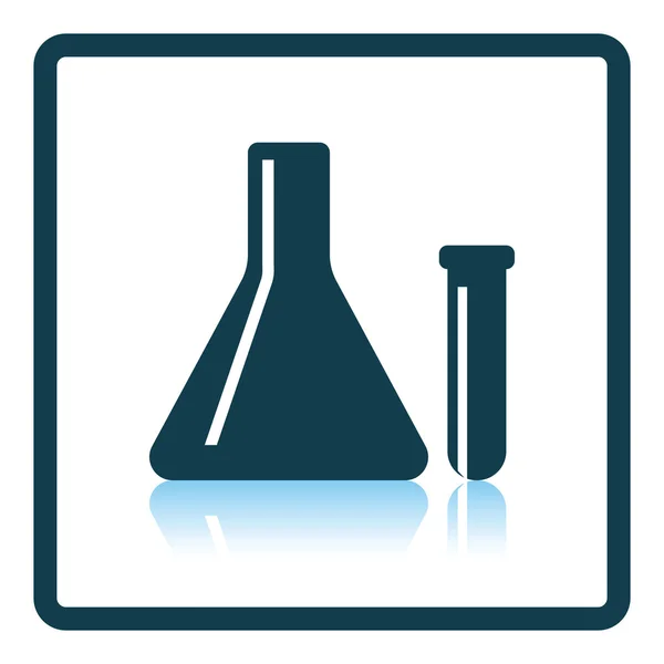 Symbol für chemische Glühbirnen — Stockvektor