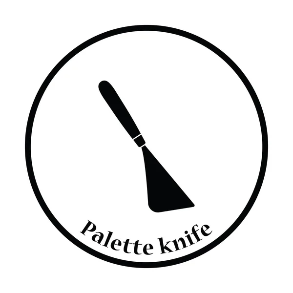 Palette knife icon — Vector de stoc