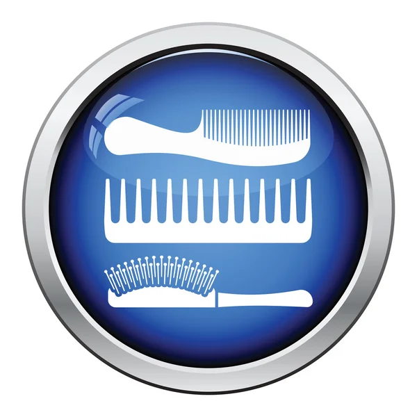 Ilustração de ícone de escovas de cabelo . —  Vetores de Stock
