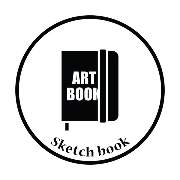 Sketch book icon — Stock Vector