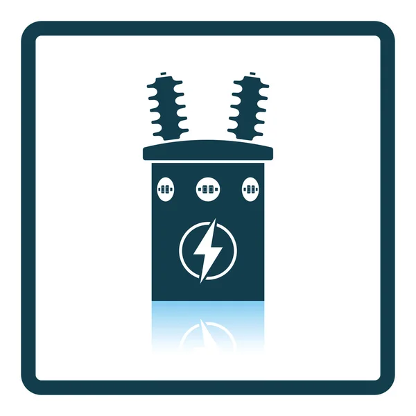 Ícone do transformador elétrico — Vetor de Stock