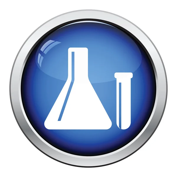 Ikona chemické cibulí — Stockový vektor