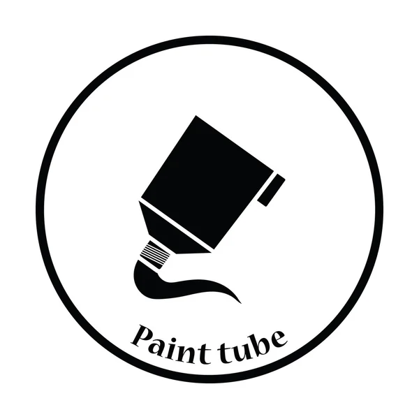 Paint tube icon — Vector de stoc