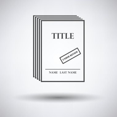 Gözden geçirme simgesinin altındaki el yazması